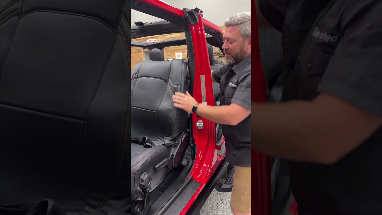 Add STYLE, COMFORT & LUXURY to your Jeep in minutes with the Tru-Fit Eco-Leather Seat Covers