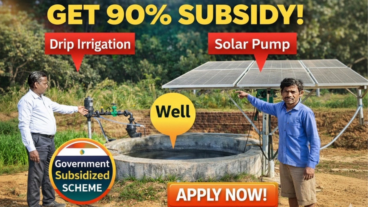 90% субсидия на солнечные насосы и капельное орошение | Государственная программа | Отличные ново...