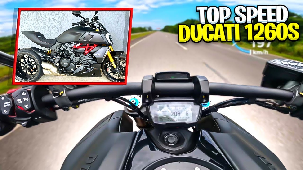 MEU TOP SPEED DUCATI DIAVEL 1260 S 2022 - MUITA POTÊNCIA E TORQUE - TEM QUE TER “ BRAÇO “ P SEGURAR