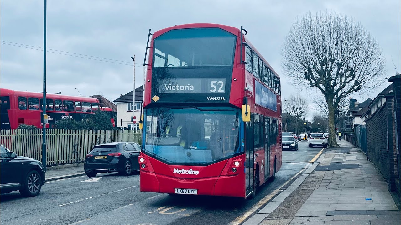[FRV] Route 52: Victoria - Willesden Bus Garage // London Wright Eclipse Gemini 3 Volvo B5LH