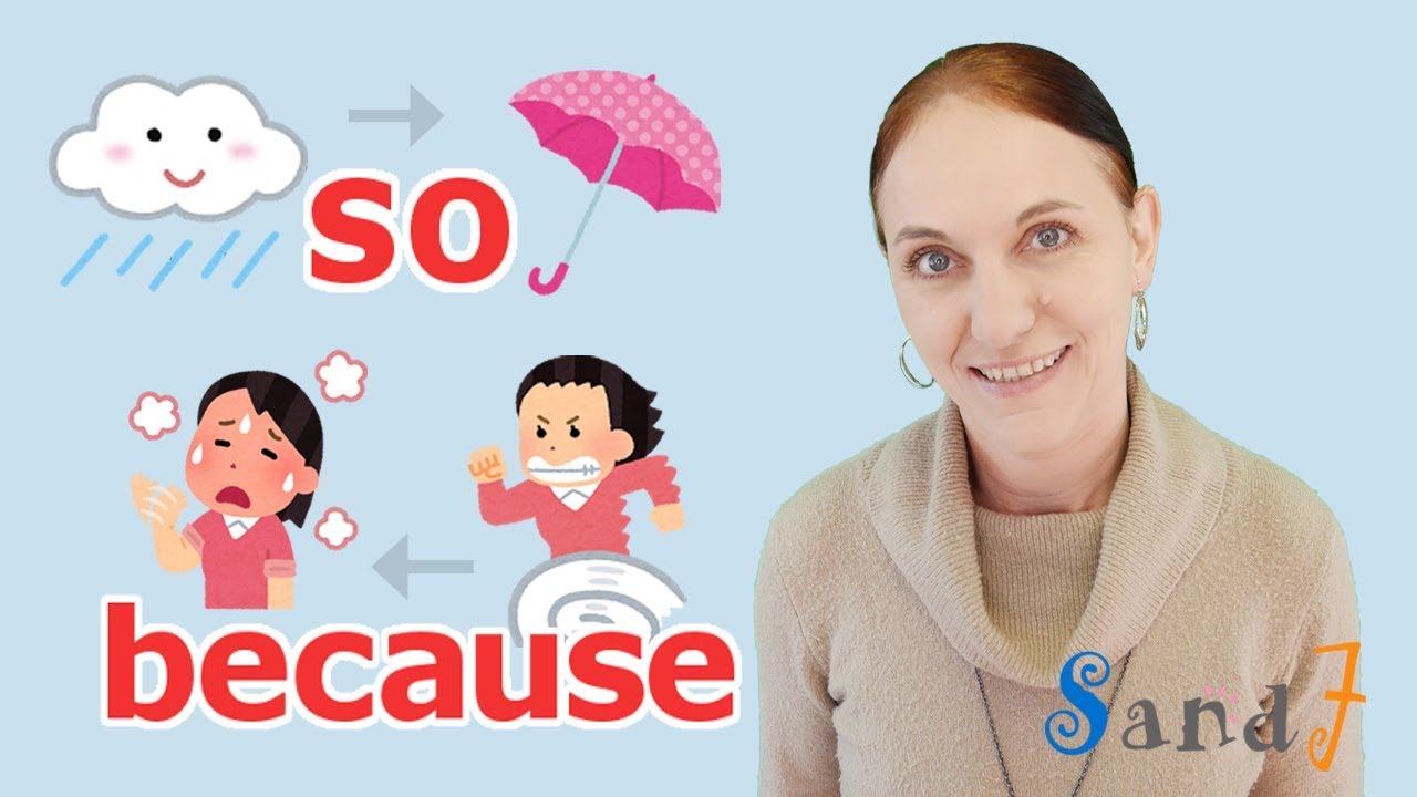 Разница между So и Because (английская грамматика)