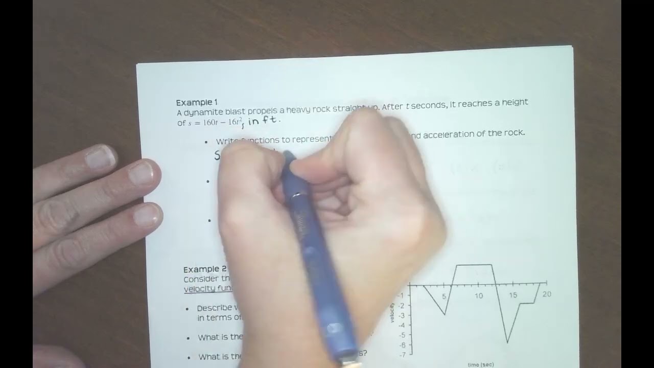 Particle Motion (4.2) - Pt 1