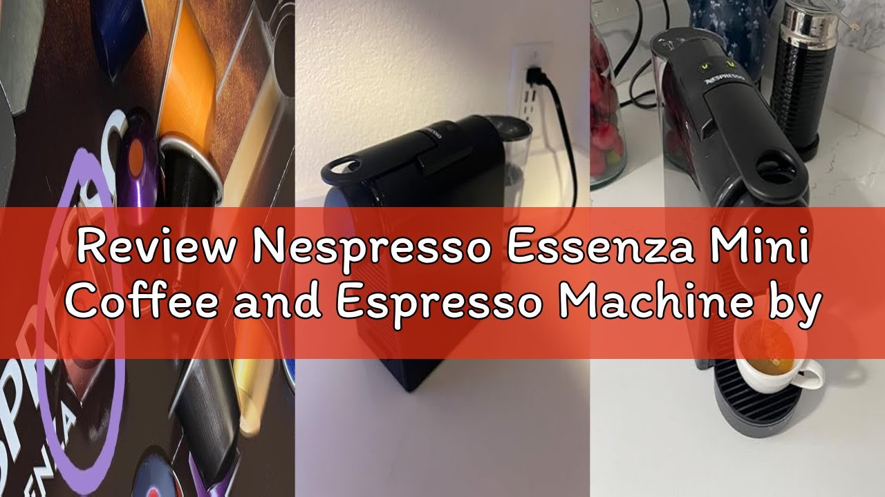 Review Nespresso Essenza Mini Coffee and Espresso Machine by De'Longhi, 1150 watts, 110ml, Black