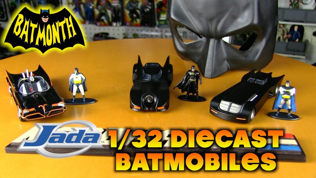 BATMONTH: Jada Diecast 1/32 Batmobiles ('66, '89 & Animated Series)