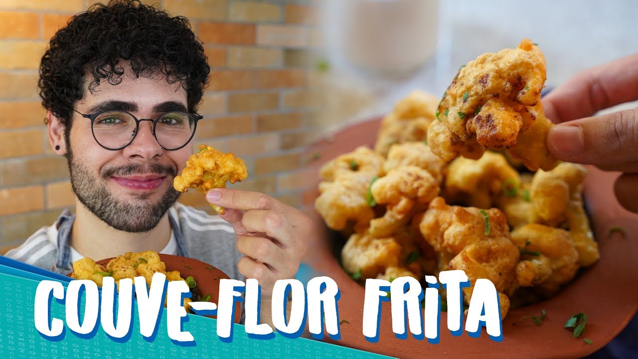 NÃO FAÇA COUVE-FLOR ANTES DE VER ESSA RECEITA | COUVE-FLOR FRITA SEQUINHA E CROCANTE