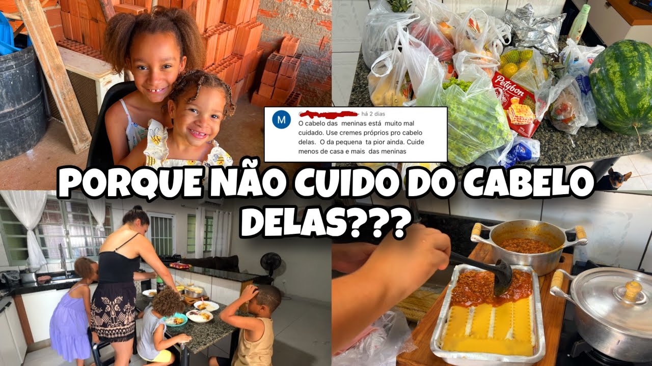 O CABELO DAS MINHAS FILHAS VIROU MOTIVO DE JULGAMENTO-COMPRINHAS DE FIM DE ANO- REPOSIÇÃO DE MERCADO