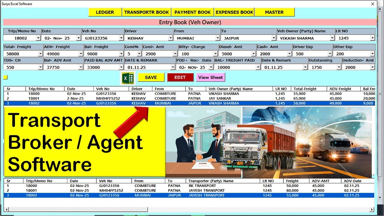 Best Transporation Software For Broker / Agent | Transport Software |  Transportation Accounting