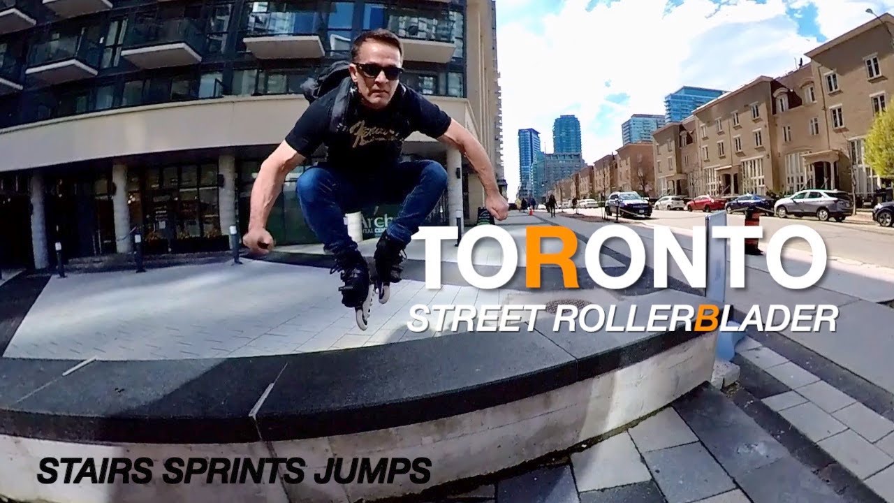 Toronto Street Rollerblader