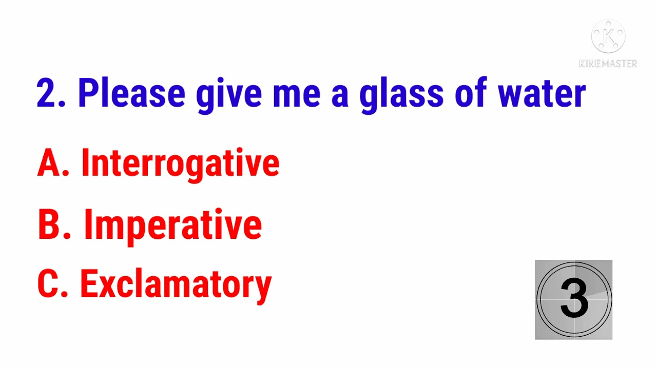 Types of sentences quiz|Grammar quiz|