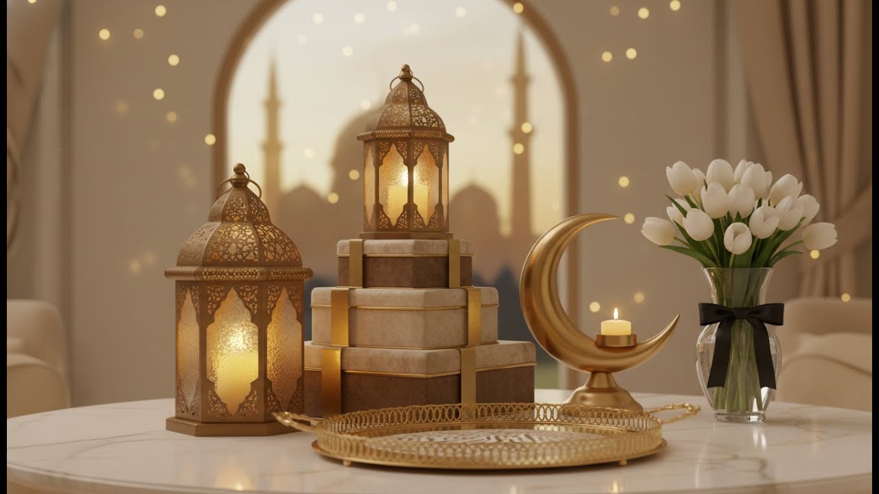 Peaceful Ramadan Instrumental Background Music 2026 🌙 Tranquil Night & Warm Serene Ramadan Vibes