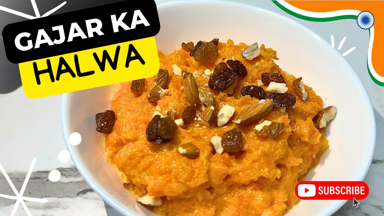 ✅ Receta GAJAR KA HALWA en Español | Halwa de Zanahoria Casera | Comida de la India 🇮🇳