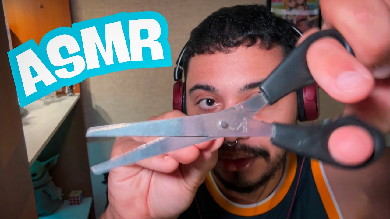 ASMR CORTANDO SUA ENERGIA NEGATIVA ✂️