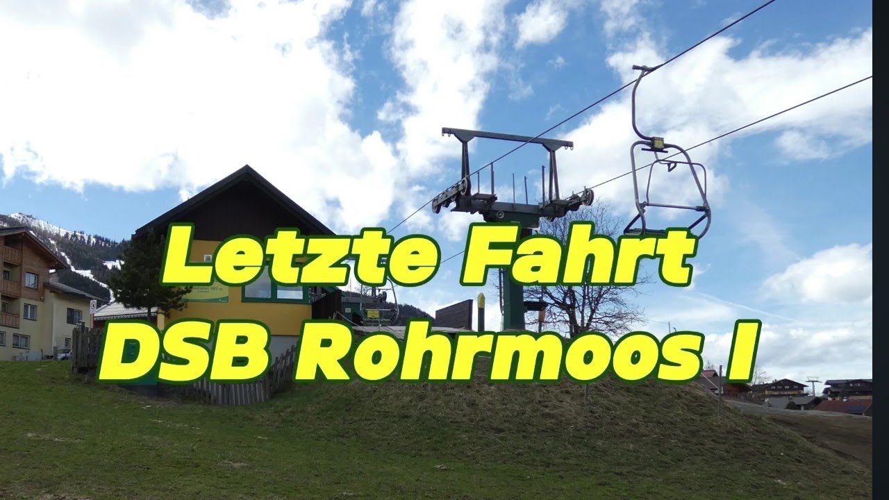 DSB Rohrmoos I - Hochwurzen, Schladming | Letzte Fahrt | Girak Sessellift ✝️(2024)