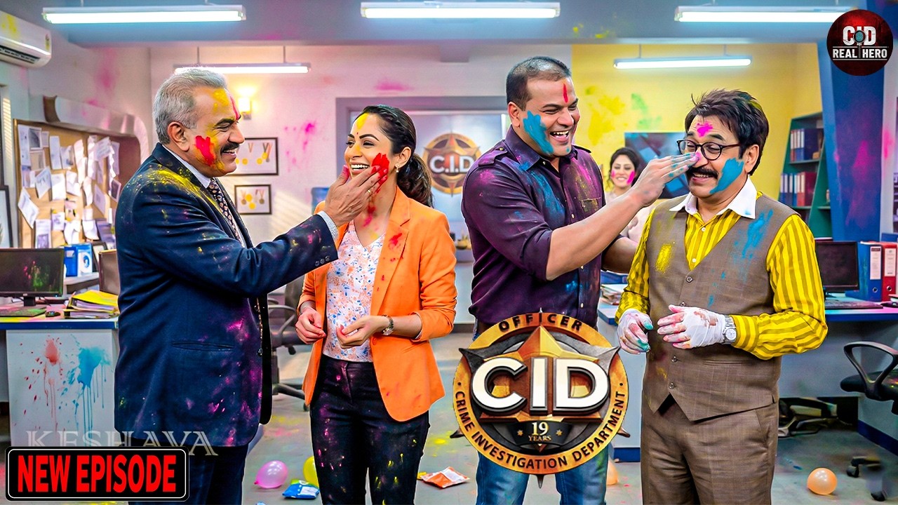 दया, प्रद्युम्न, सालुंखे और पूर्वी ने होली के दिन एक दूसरे को रंग लगाया | CID | सी.आई.डी | Latest Ep