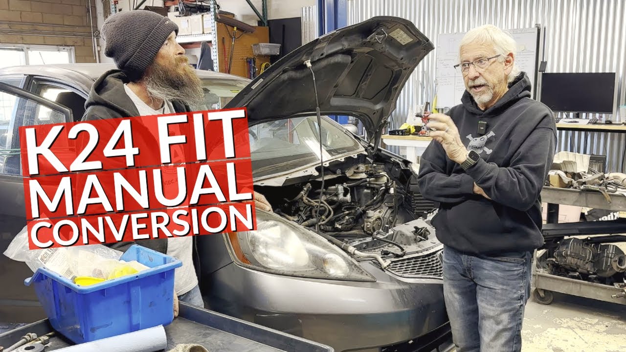 K24 Swap GE Fit/Jazz  Auto to Manual Conversion (Part 2)