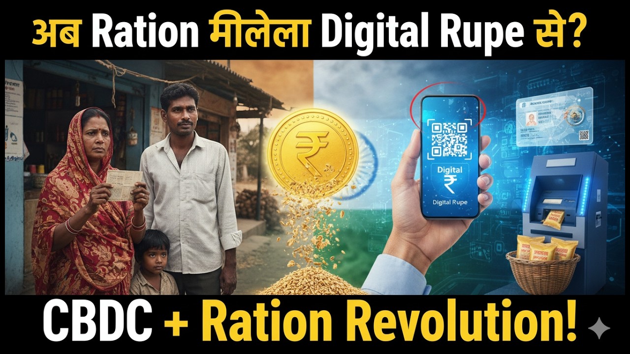 Digital Rupee in Ration System? | India&rsquo;s CBDC Food Subsidy Pilot in Gujarat Explained