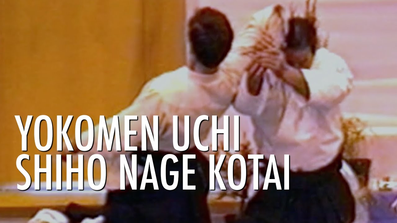 MORIHIRO SAITO Sensei - YOKOMEN UCHI SHIHO NAGE KI NO NAGARE (Aikido Lost Seminar France 1989)