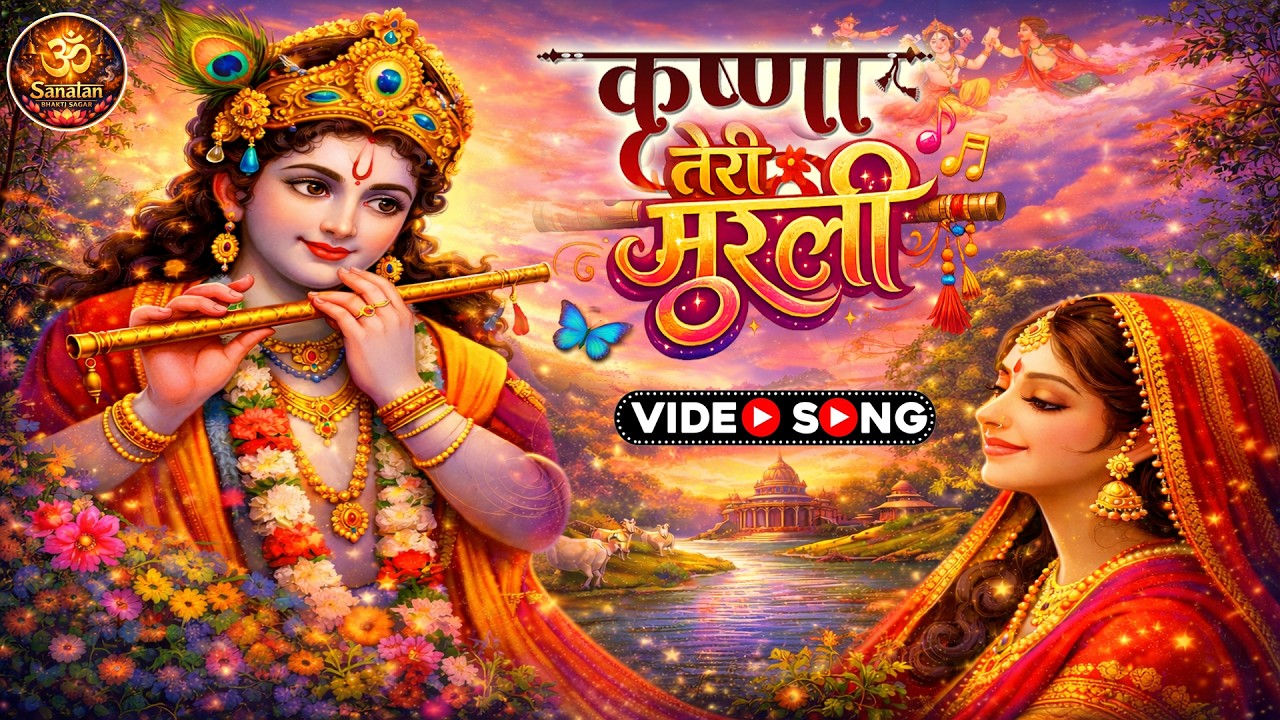 कृष्णा तेरी मुरली 🎶 | Krishna Teri Murli | Latest Krishna Bhajan 2026 | Radha Krishna Song