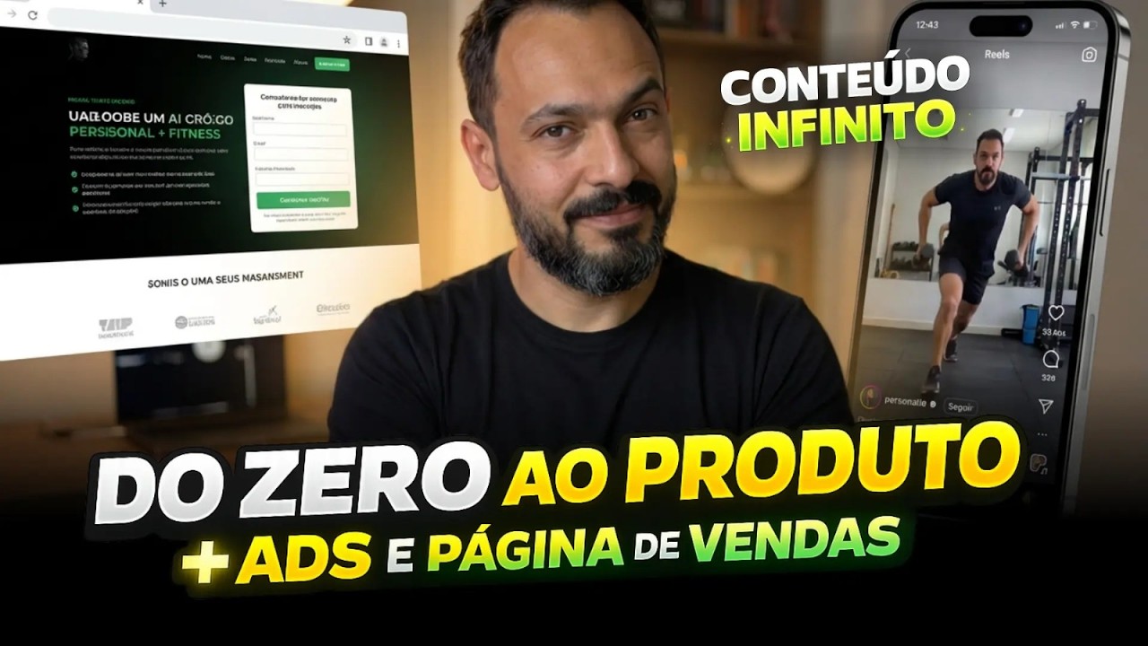 Em 30 minutos fiz, 30 ideias de anúncios + 3 ebooks + 1 capa + capitulos + 4 semanas de treino