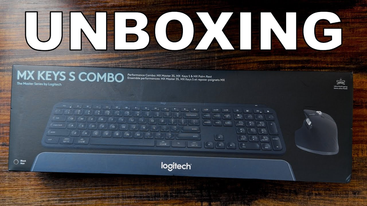 Logitech MX Keys S Combo with MX Master 3S Unboxing & First Impressions