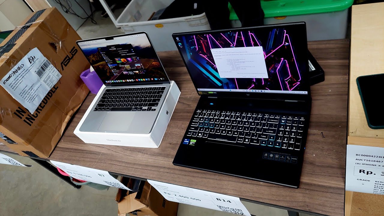 LAPTOP MASIH BARU UDAH DI LELANG AJA | MNVLOG