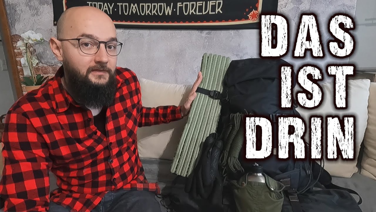Mein LOADOUT für 2022! Das befindet sich in meinem Rucksack | Outdoor Ausrüstung [2.7K]