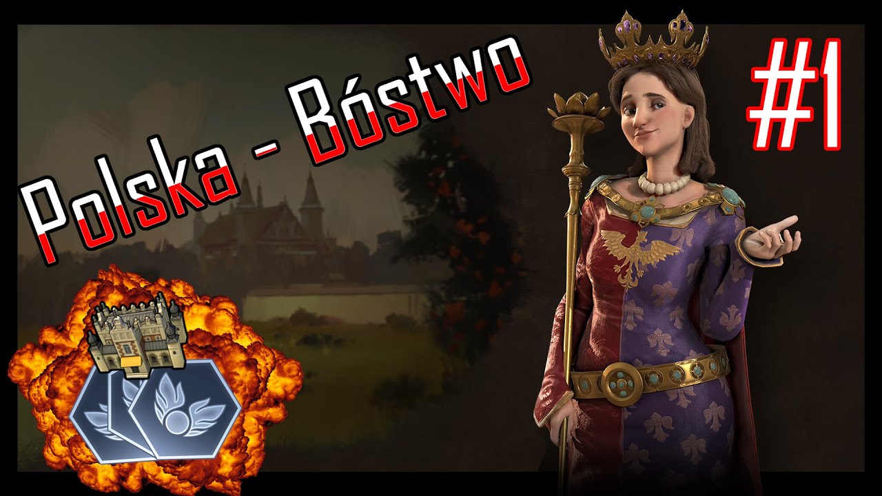 Skromne początki - Civilization 6 PL - Bóstwo - Jadwiga - Polska #1