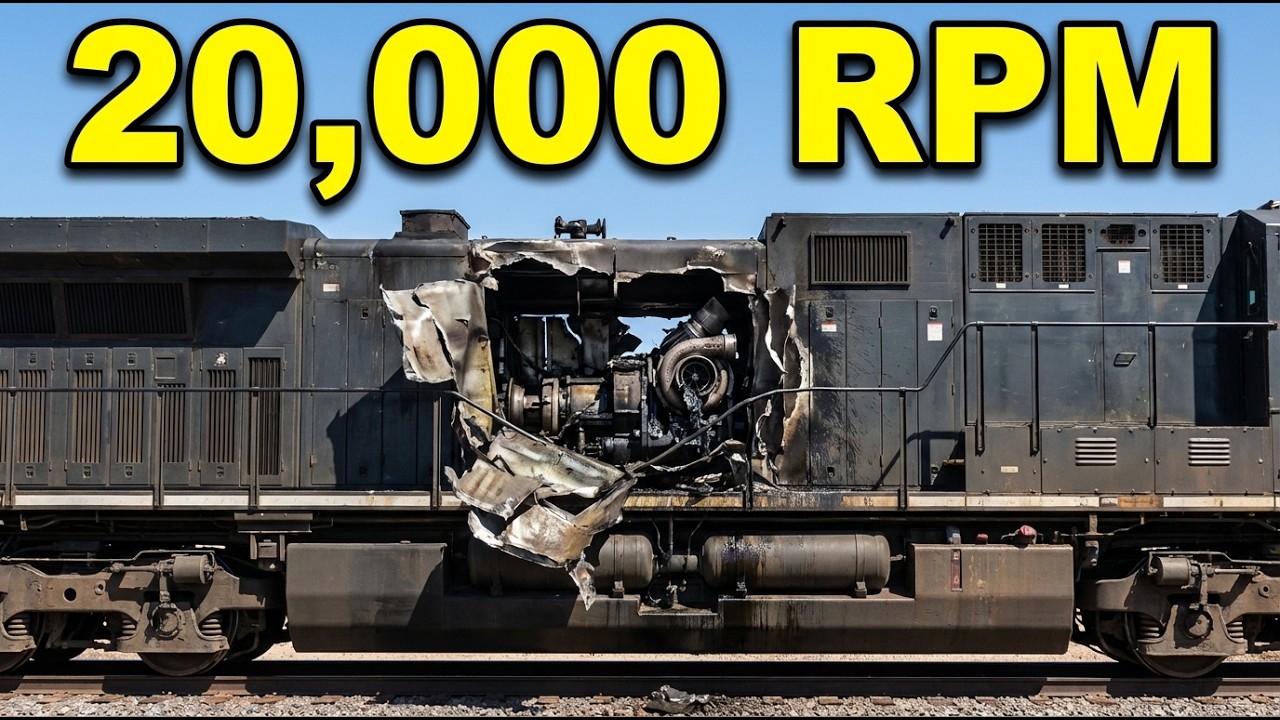 Past 20,000 RPM, The Turbine Becomes Shrapnel (10 Diesel Detonations)