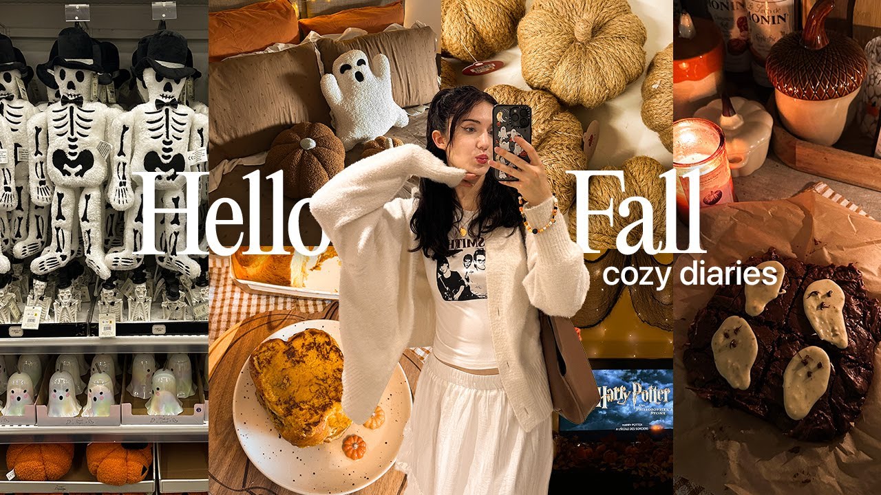 🎃 Hello Fall: decorate with me, Fall shopping, baking & homemade PSL, cozy Fall vlog 🍁