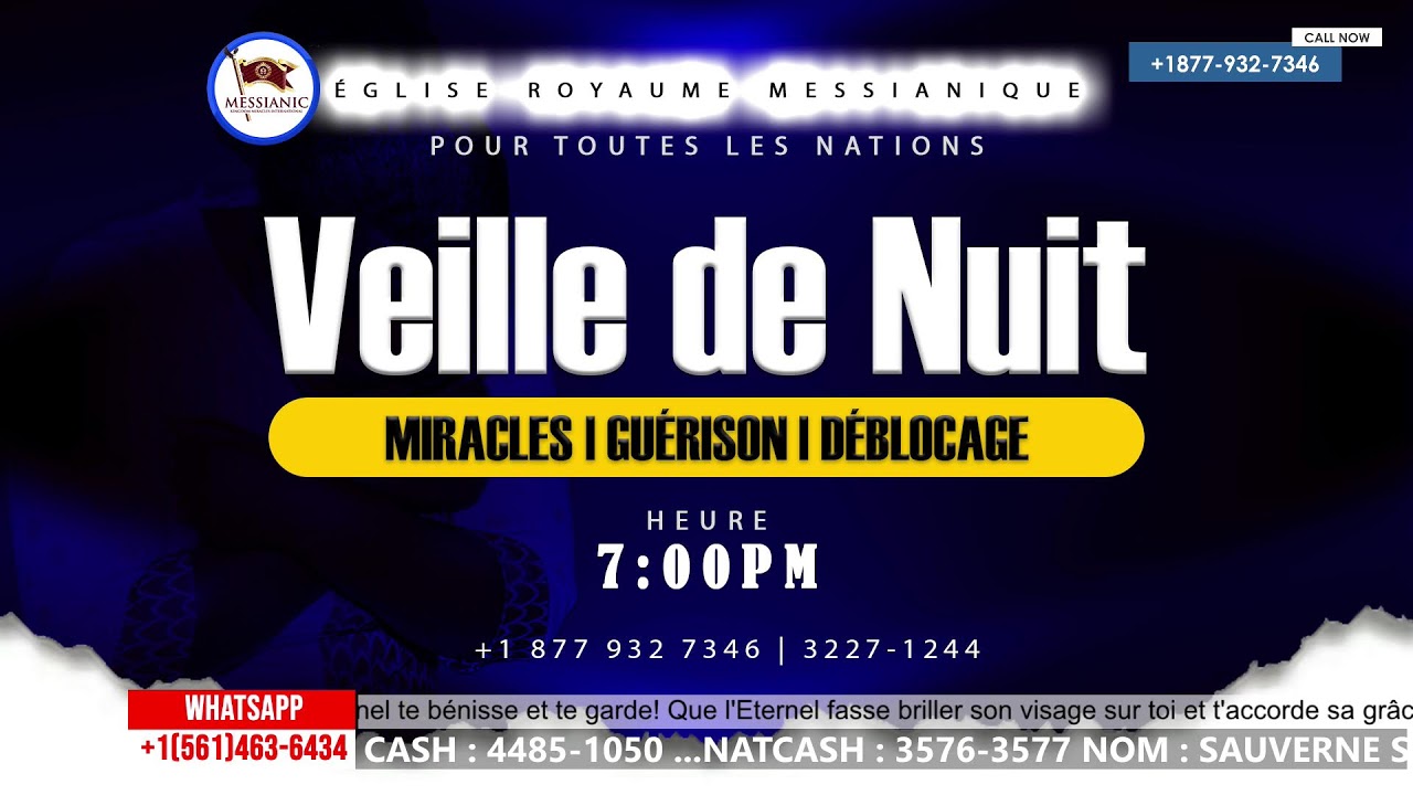 VEILLE DE NUIT BRIZE CHÈN | EGLISE ROYAUME MESSIANIQUE POUR TOUTES LES NATIONS | 06/03/2026
