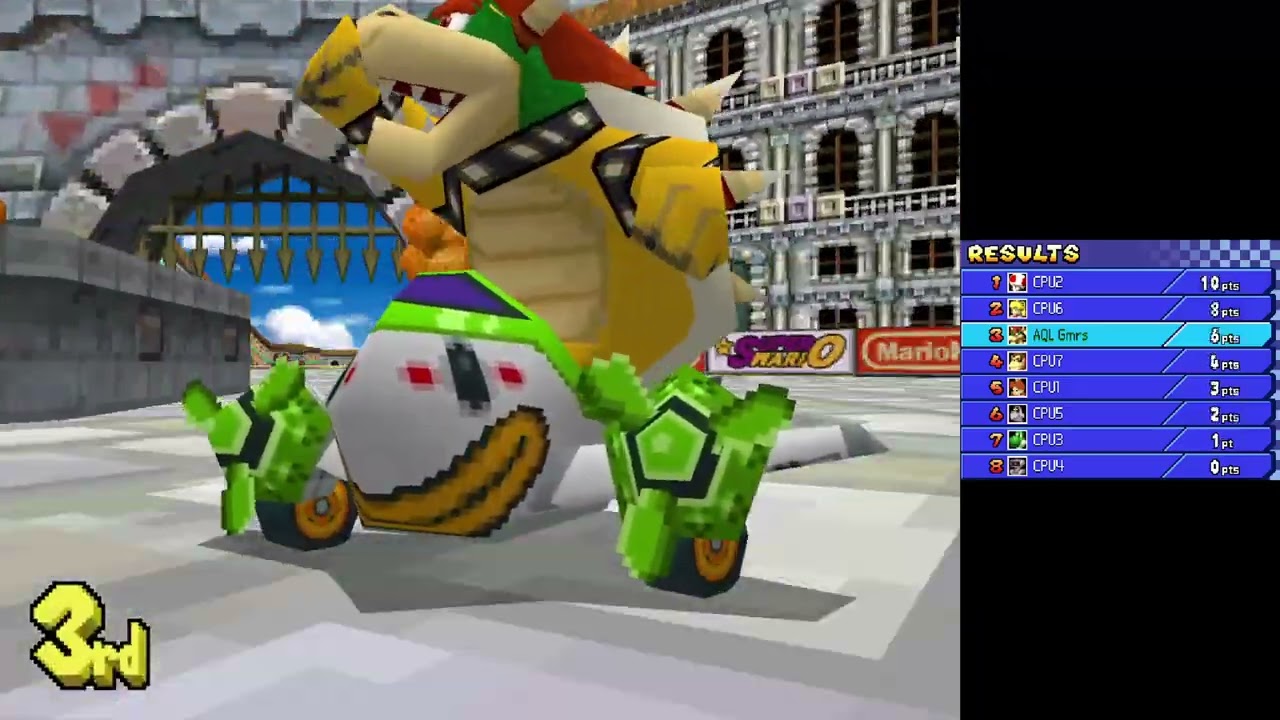 Mario Kart DS #001 150cc (3 Tracks) with Bowser