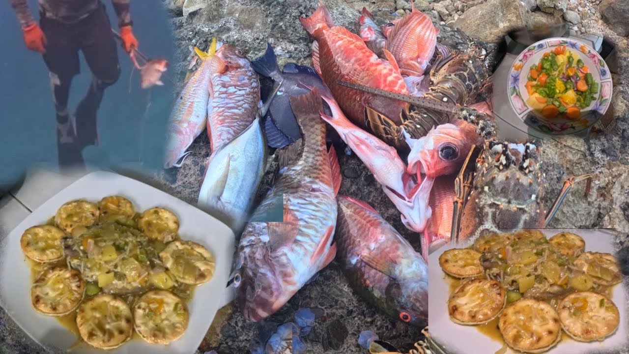 Hunting Fresh Fish 🐟 For Dinner Steam Fish And Crackers Jamaican 🇯🇲 Style