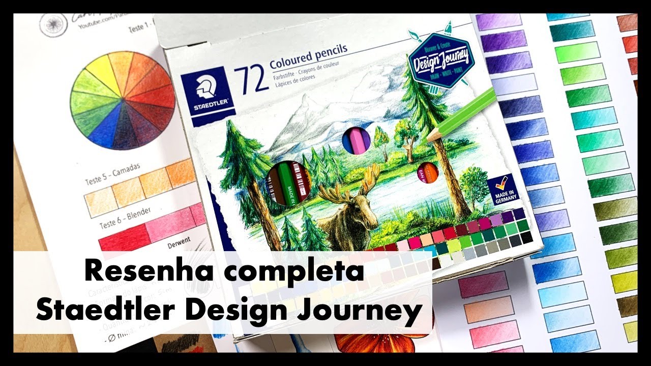 Staedtler Design Journey 72 cores - Resenha completa!