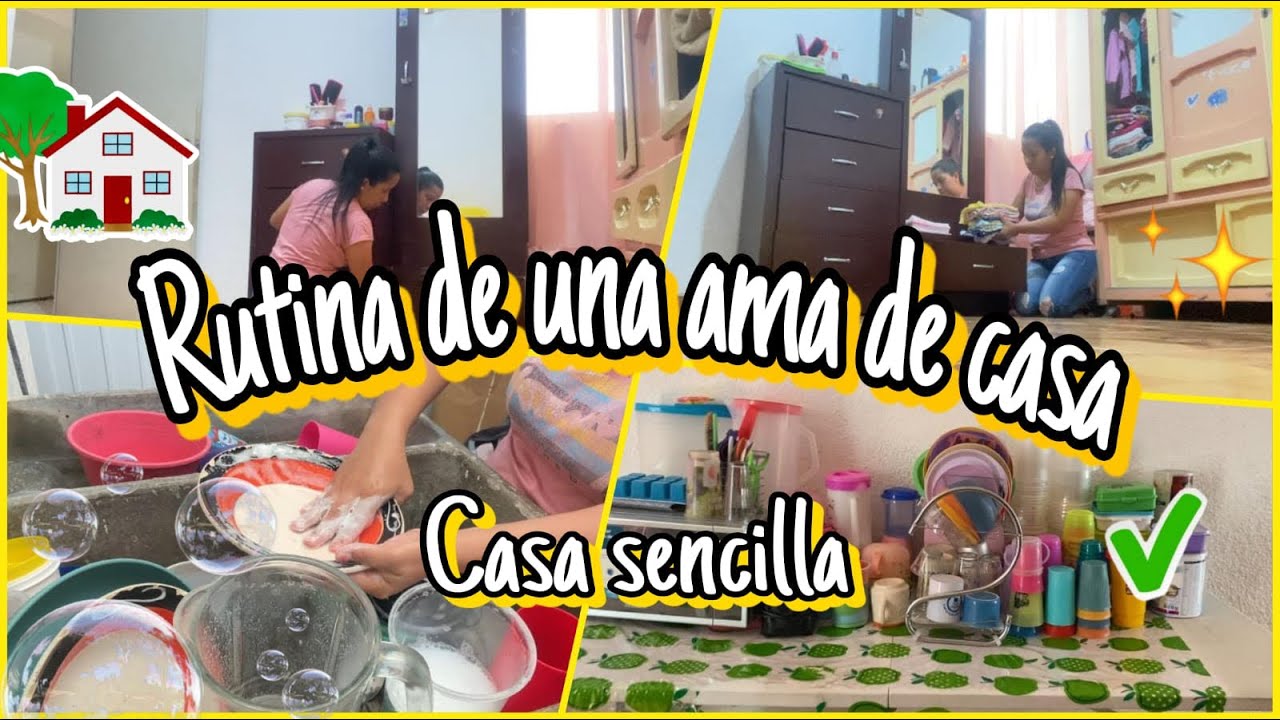 RUTINA DE UNA AMA DE CASA 🌷SENCILLA Y ACOGEDORA  #amadecasa #limpieza #vidareal 