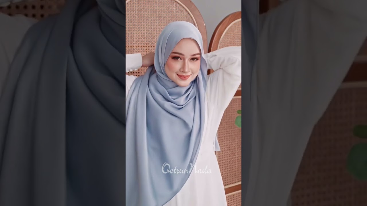 TUTORIAL SHAWL STYLISH  #shawltutorial  #shawl