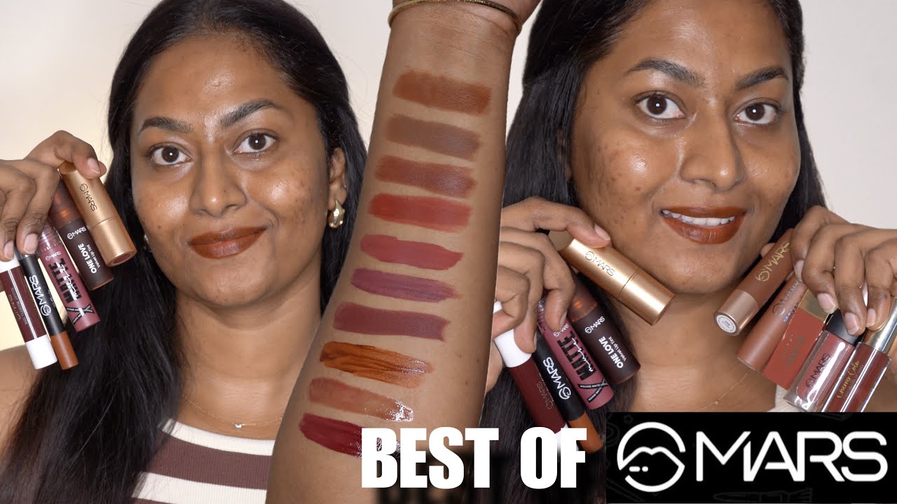 BEST OF MARS COSMETICS LIPSTICKS FOR BROWN SKIN ✨ Without Makeup  ✨