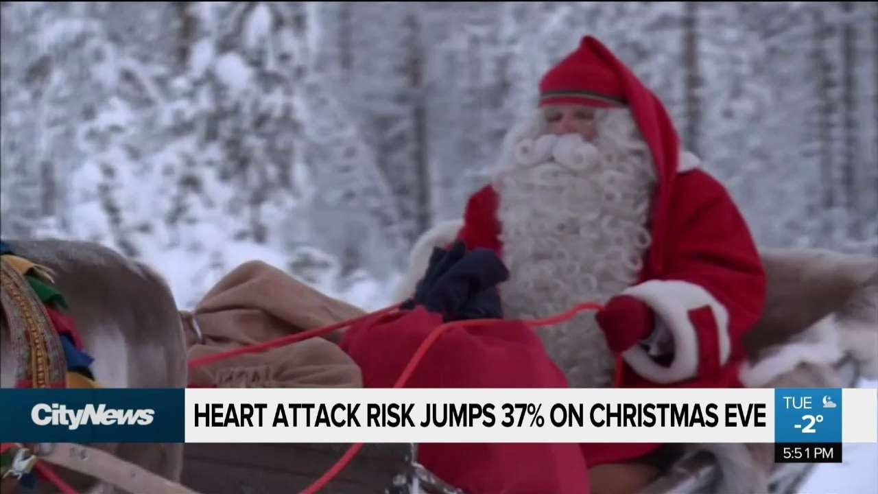 Heart attack risk spikes on Christmas Eve