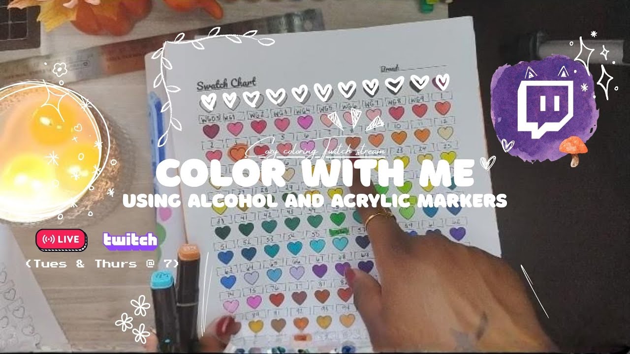A Dreamy Stoner Coloring Adventure 🍄✨ | Cozy Lo-Fi + Gentle Chat