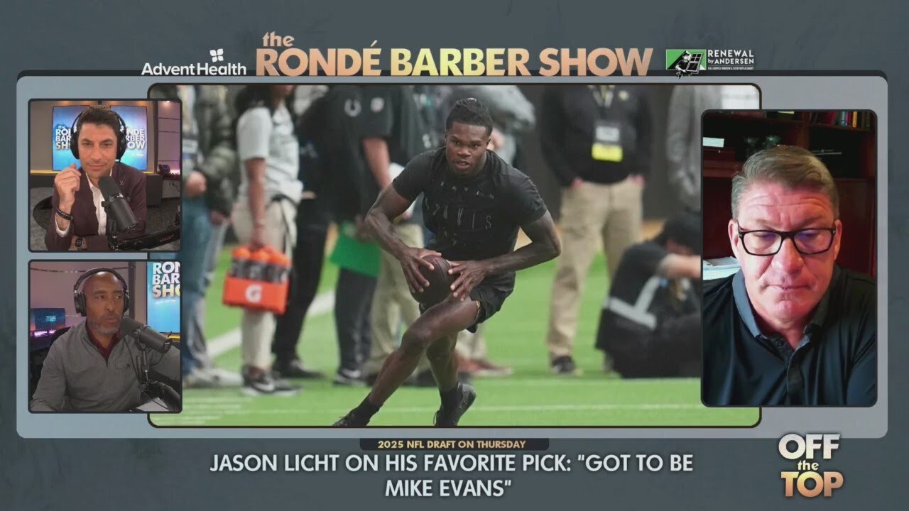 EXCLUSIVE: Bucs GM Jason Licht talks 2025 NFL Draft with Rond&eacute; Barber