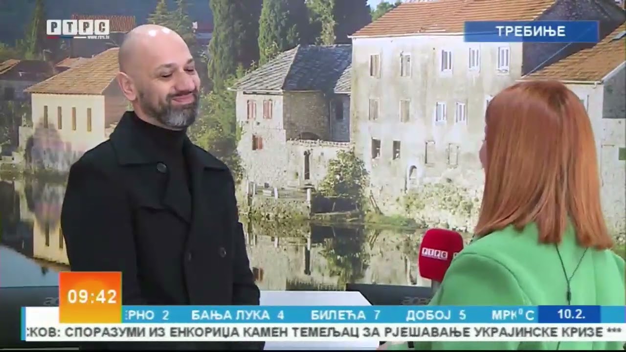 Jutarnji program, gost: Jovica Milošević, direktor Turističke organizacije Tebinje