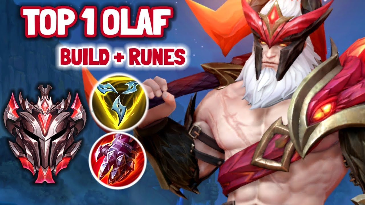 Wild Rift Top 1 Olaf - GrandMaster Full Ranked