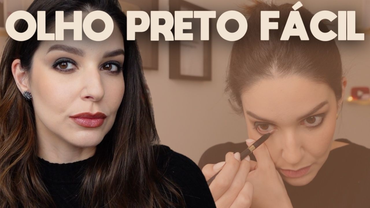 OLHO PRETO ESFUMADO FÁCIL PARA INICIANTES | Laura Kuczynski
