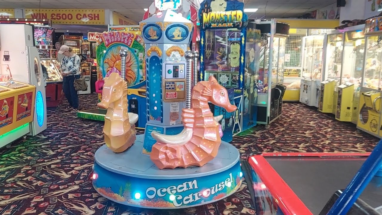 2000s Amutec Ocean Carousel Kiddie Ride (Ultra Rare)