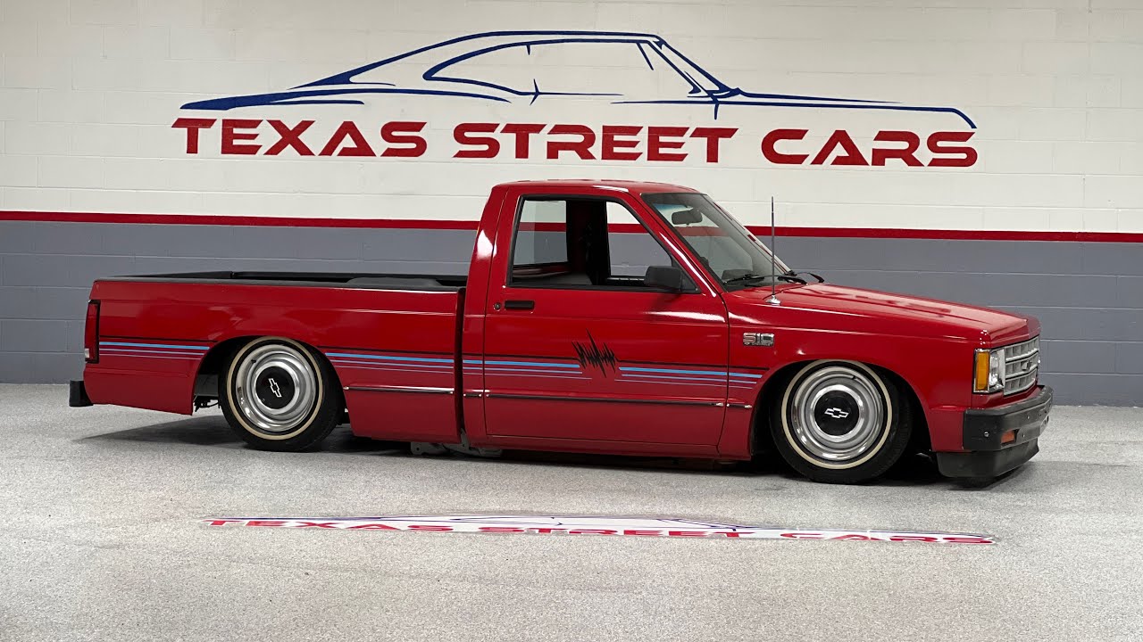 1990 Chevrolet S10, short bed, Bagged, 5 speed, full stereo, raised bed floor, SOLD