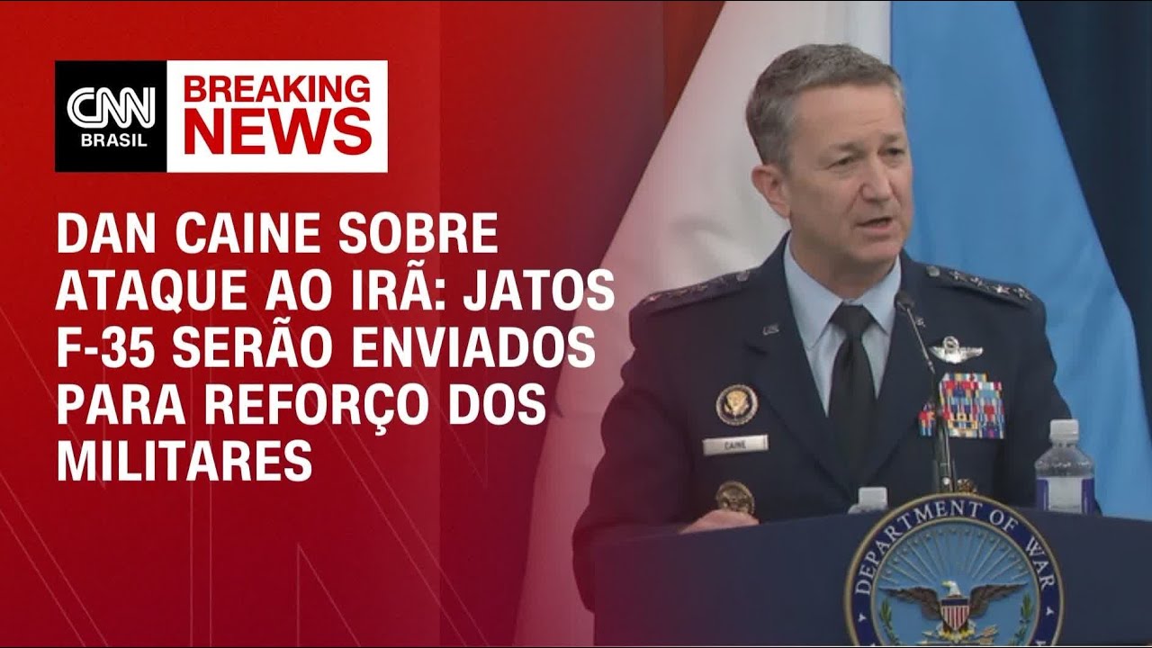 EUA x Irã: Jatos F-35 serão enviados para reforço dos militares, diz chefe do Estado | LIVE CNN