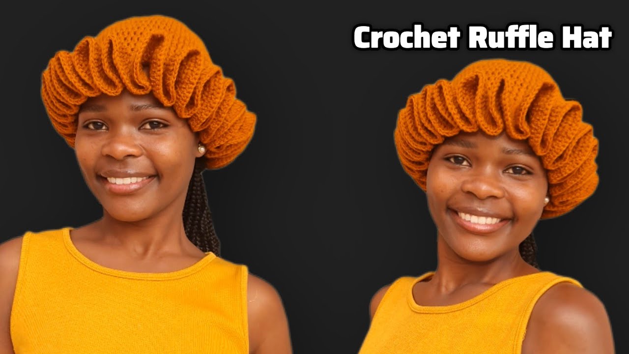 Crochet Ruffle Hat for Beginners | Step-by-Step Tutorial |Kemunto Crochets 