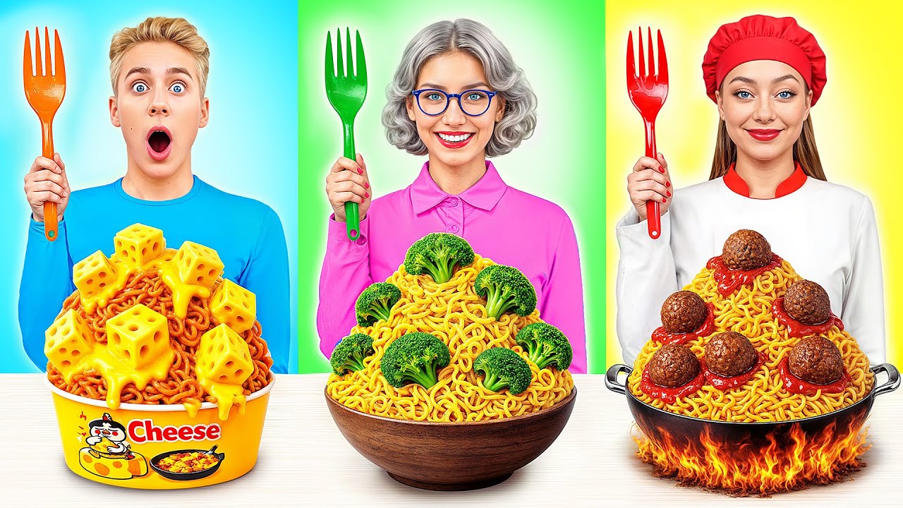 Ja vs Babcia &mdash; Kulinarne Wyzwanie | Niesamowite Pomysły Na Gotowanie od Multi DO Challenge