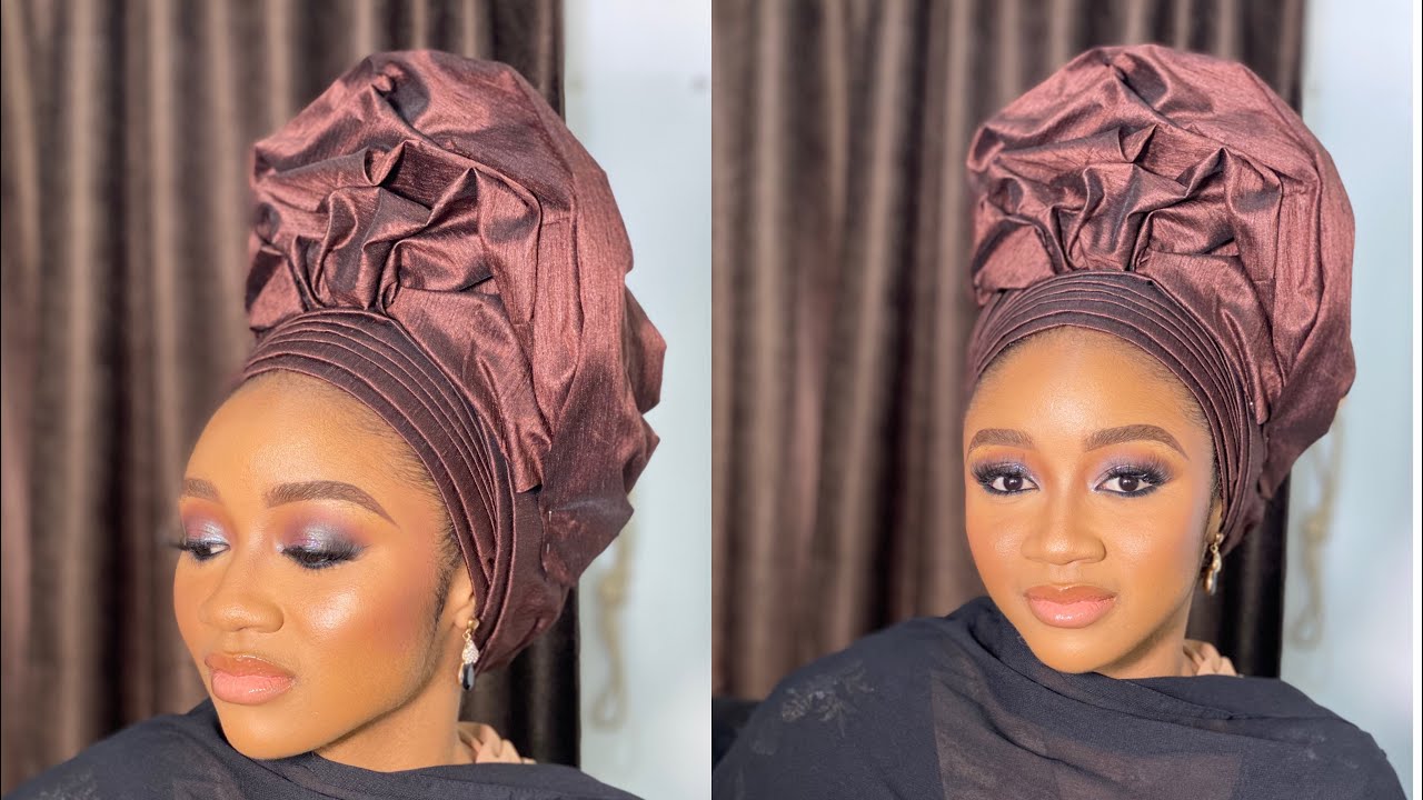 Bridal turban tutorial / how to tie a rawsilk turban 🥰