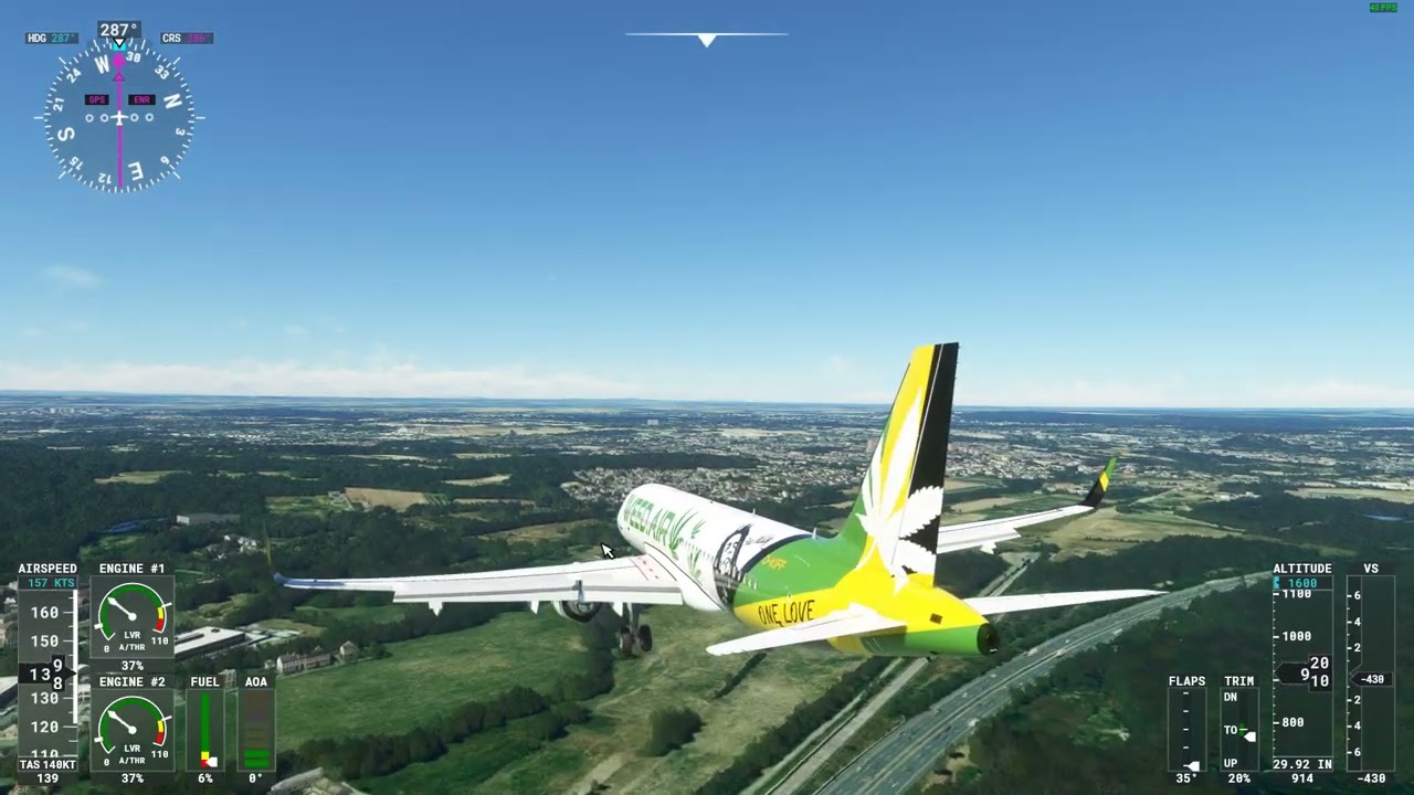 Hangelar, EDKB, A320neo, landing