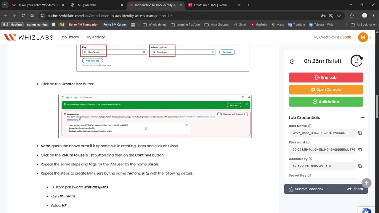 1. AWS IAM Tutorial for Beginner Whizlabs IAM Lab Walkthrough Identity & Access Management Explained